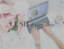 Tablet Screenshot of lushdesignshop.com